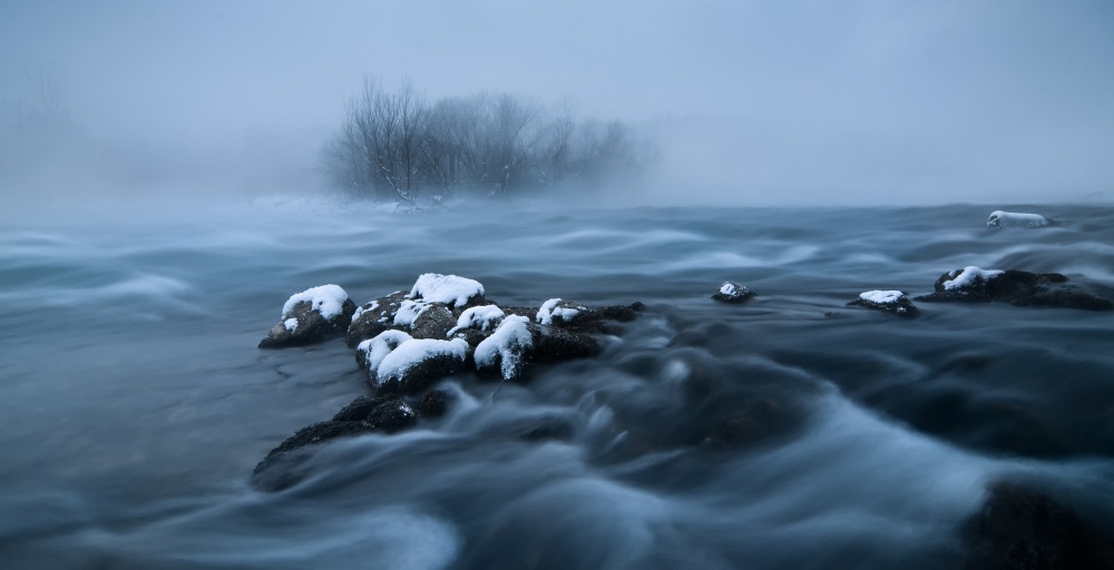 Eisiger Fluss von Tom Meier