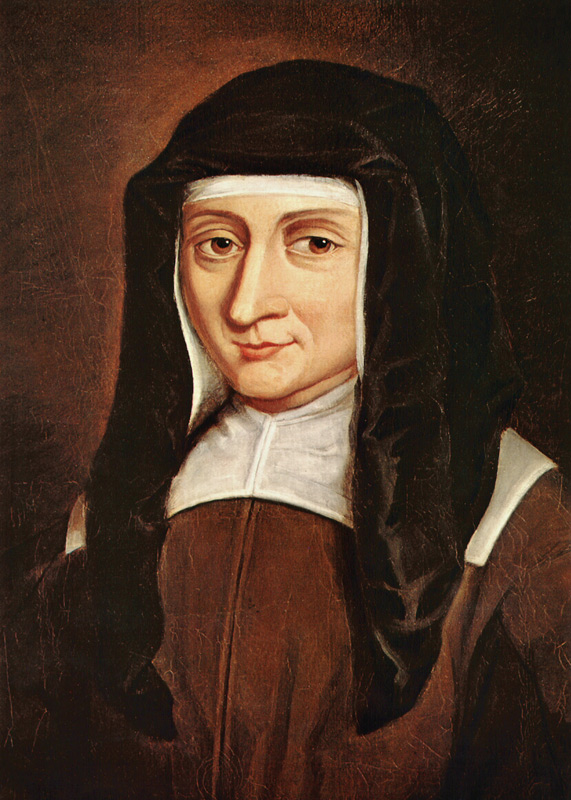 Heilige Luise von Marillac (1591-1660) von Unbekannter Künstler