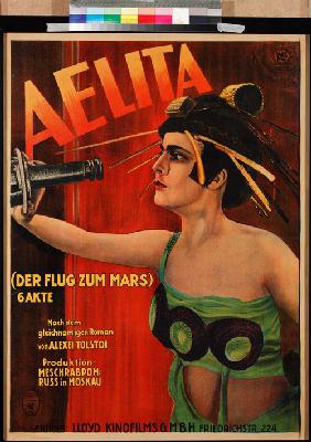 Filmplakat Aelita 1924