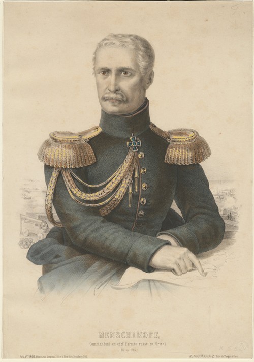 Fürst Alexander Sergejewitsch Menschikow (1787-1869) von Unbekannter Künstler
