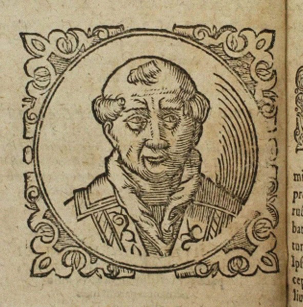 Geoffrey von Monmouth (Aus: Prophetia Anglicana, Merlini Ambrosii Britanni) von Unbekannter Künstler