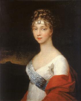 Porträt der Kaiserin Elisabeth Alexejewna, Prinzessin Luise von Baden (1779-1826)