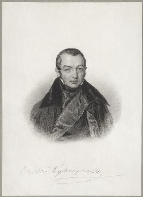 Porträt des Schriftstellers Faddei Bulgarin (1789-1859) 1841