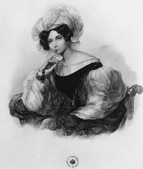 Porträt von Fürstin Sinaida Wolkonskaja (1792-1862) 1830