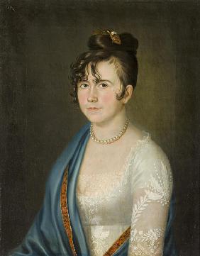 Porträt von Gräfin Anna Wladimirowna Bobrinskaja (1769-1846)