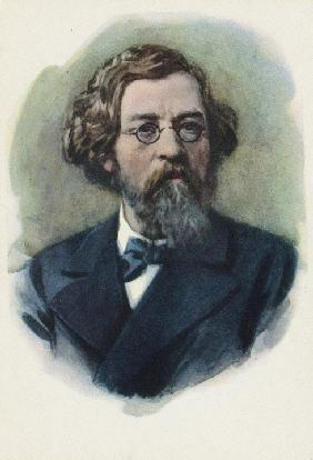 Porträt von Nikolai Tschernyschewski (1828-1889)