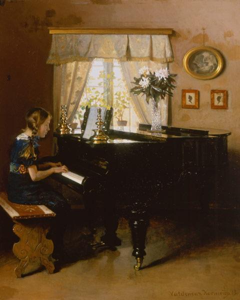 Die Klavierstunde 1913
