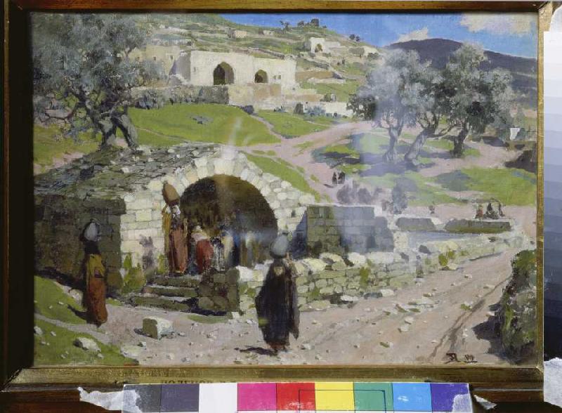 Die Jungfrauenquelle in Nazareth von Vasilij Dimitrijewitsch Polenov