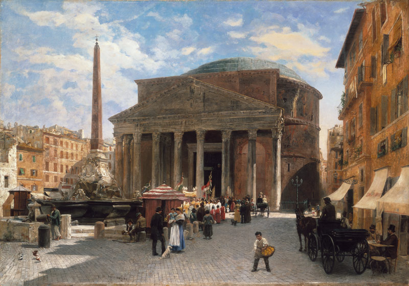 Das Pantheon in Rom. von Veronika Maria Herwegen-Manini
