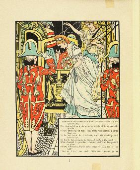Illustration zum Märchen von Aschenputtel 1911
