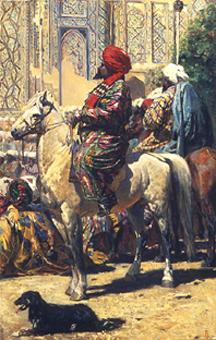 Reiter in Samarkand 1872