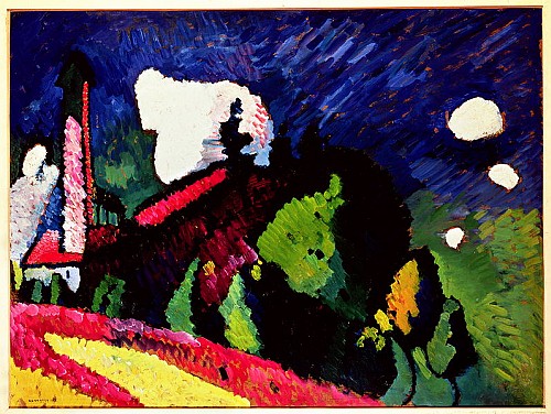 Landscape with a Steeple von Wassily Kandinsky