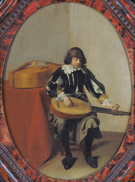 The Young Musician (oil on panel) von Willem Cornelisz Duyster