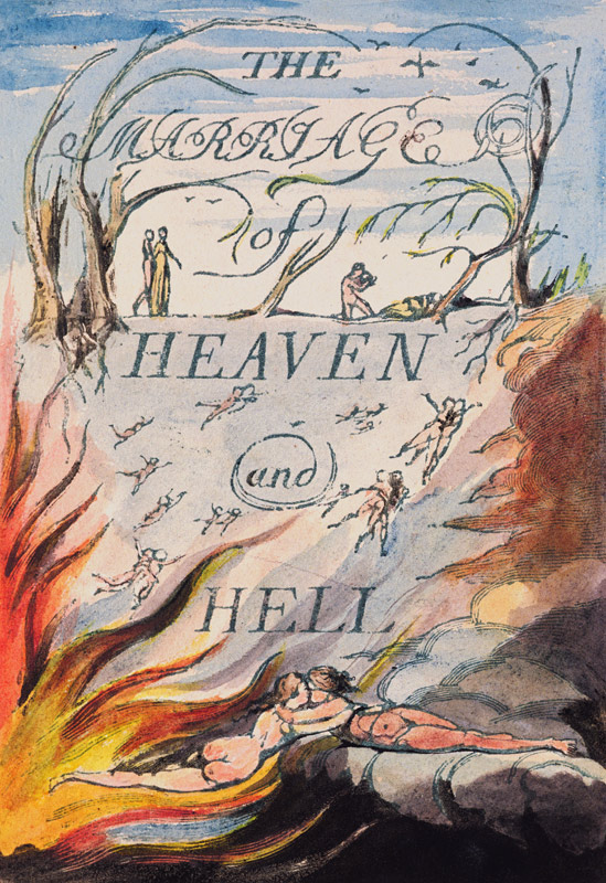 Title Page, from Marriage of Heaven and Hell von William Blake