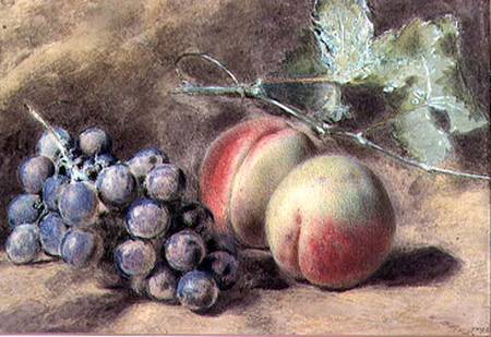 Grapes and Peaches von William Henry Hunt