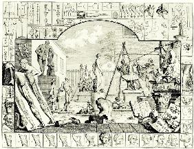 Illustration zu "Analyse der Schönheit" 1753